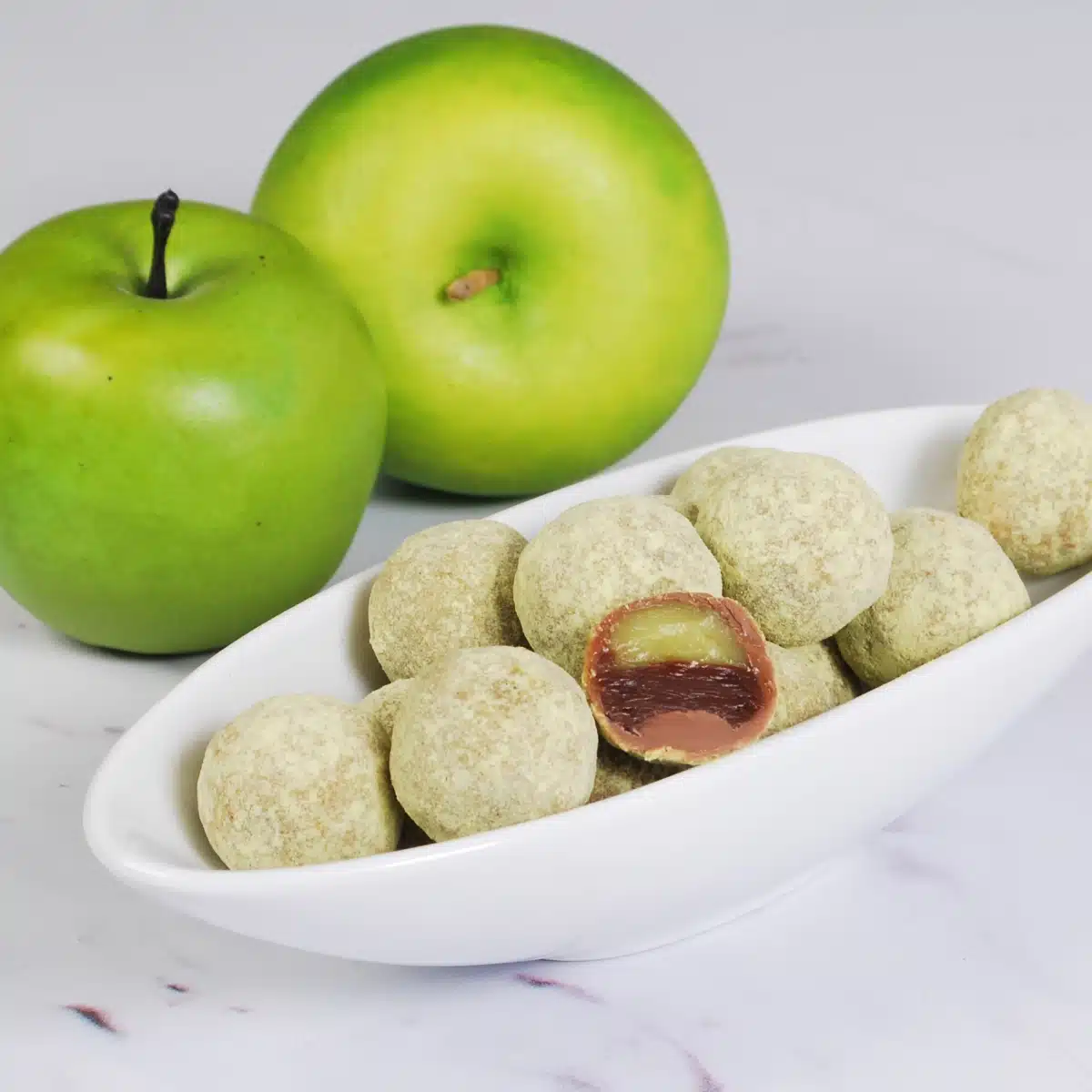 Praline, Apfel-Kugeln, Geschenk