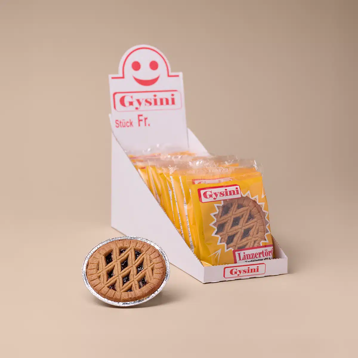 Dauerbackware, Mürbteig mit Himbeermarmelade