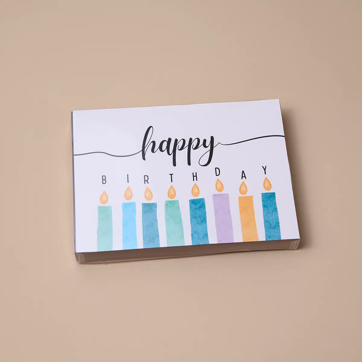 Praliné mit Grussbotschaft, Praliné zum Geburtstag,