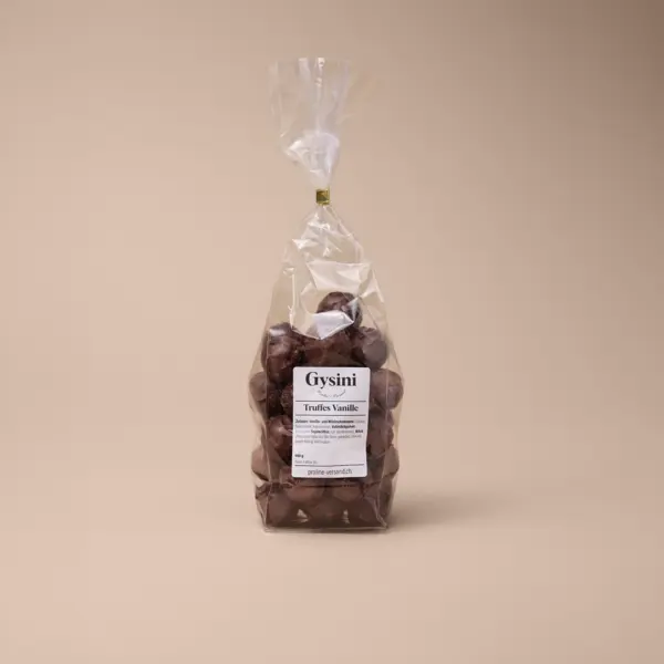 Gysini, Praline, Vanilletruffes, dunkle Schokolade, Geschenk