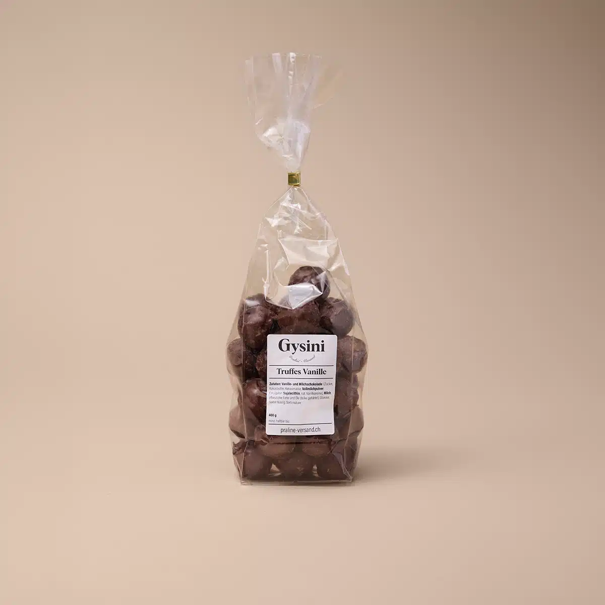 Gysini, Praline, Vanilletruffes, dunkle Schokolade, Geschenk