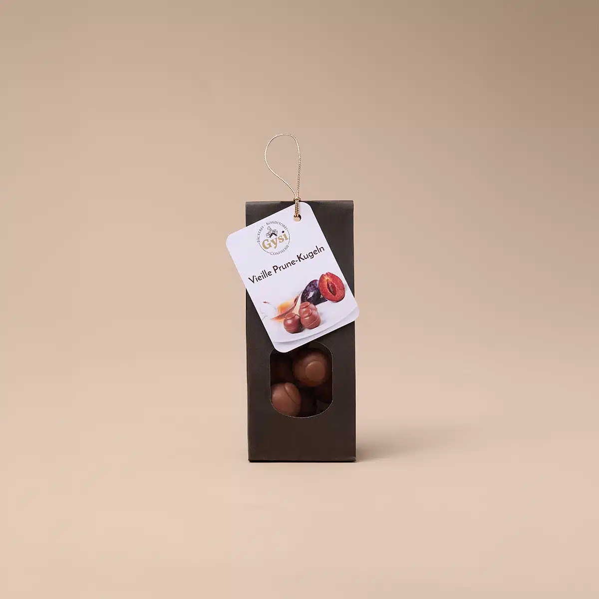 Alte-Zwetschge-Praliné, Vieille Prune Stängeli ohne Zuckerkruste