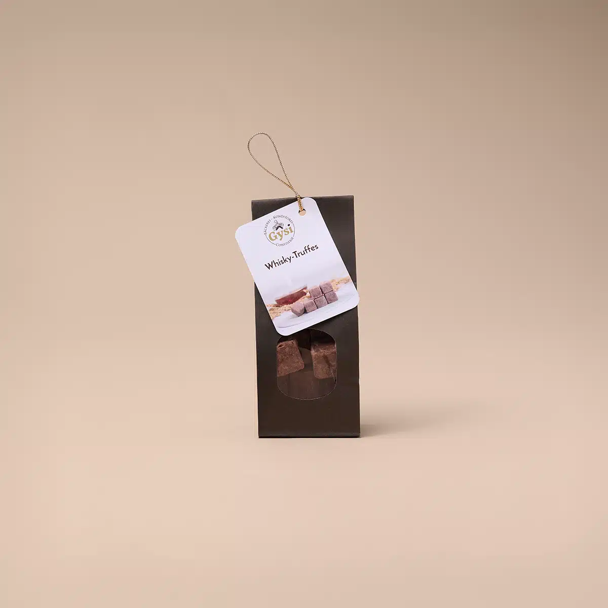 Whiskytruffes, Praliné mit Ganache, Gysi Spezialität, Bsetzistei