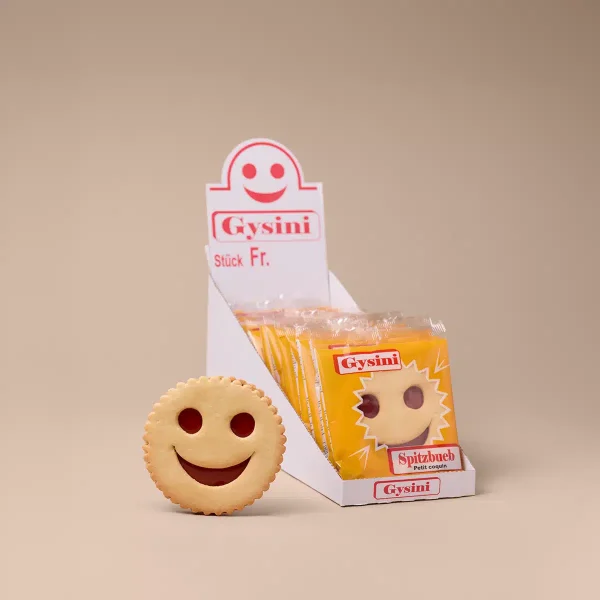 Dauerbackwaren, Spitzbube, Himbeermarmelade, Smiley