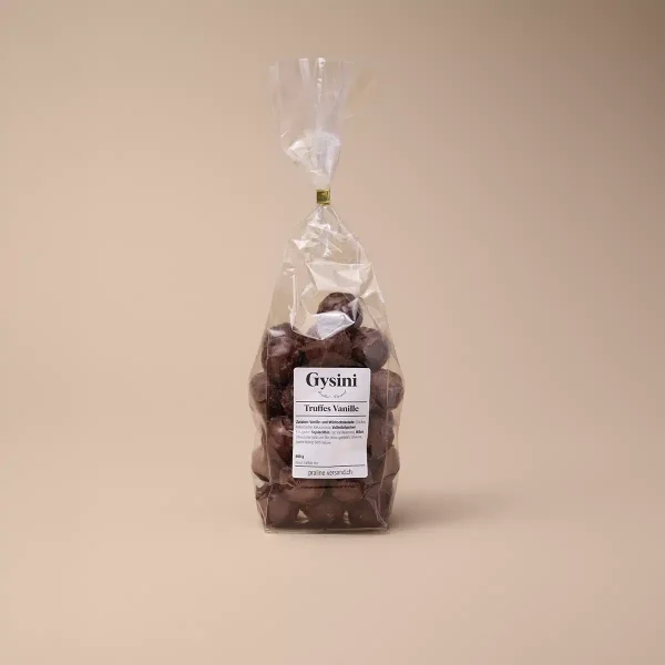 Gysini, Praline, Vanilletruffes, dunkle Schokolade, Geschenk