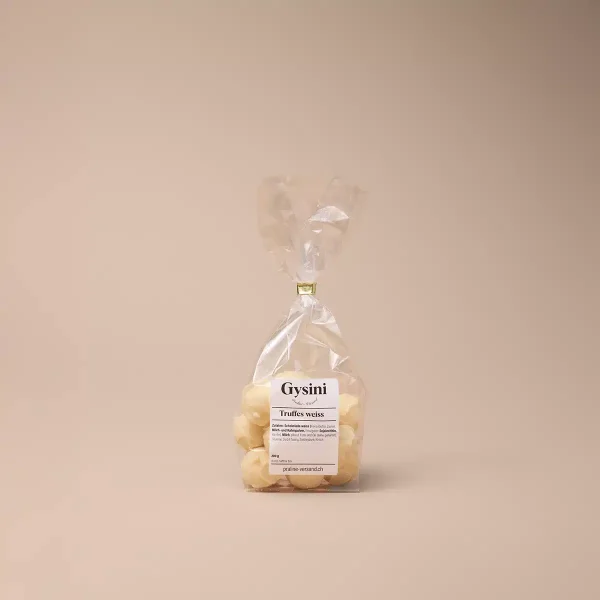 Gysini, weisse Schokolade, weisses Truffes